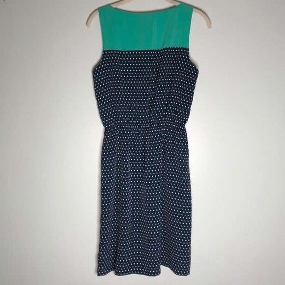 Teal and navy dress - Picture 5 of 6